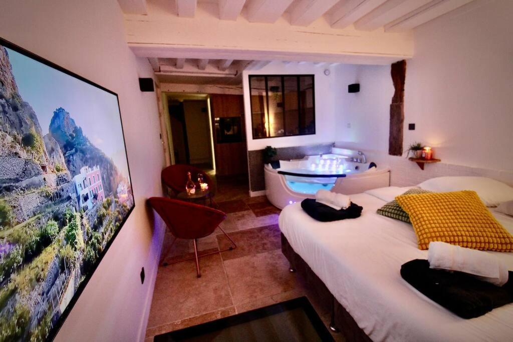 Le Spa Beauvoisine - Jacuzzi Sauna Rouen Centre Free Parking Экстерьер фото